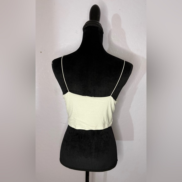 Fashion Nova Olive Green, White, and Black Crop Tops - Picture 6 of 12